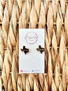 Gold Houston earrings