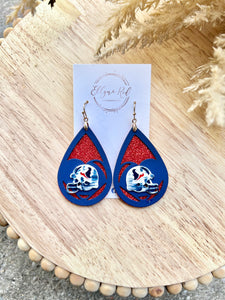 Texan dangle earrings